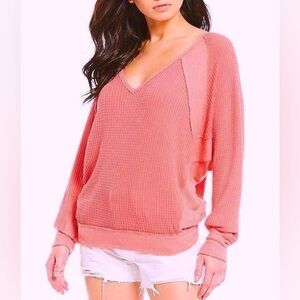 We The Free Waffle Knit Top